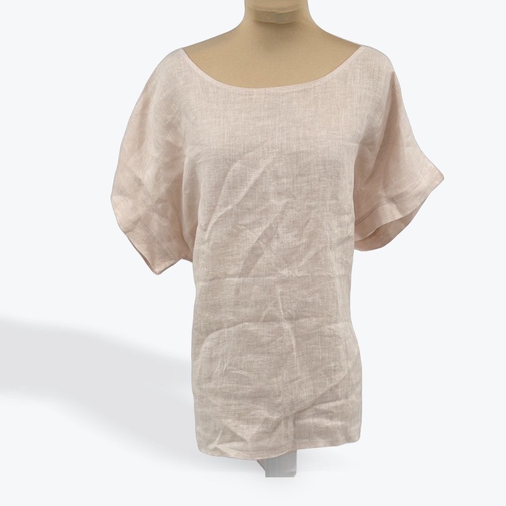 Terzo Millennio Made In Italy Linen Tunic Top Women's Size Large